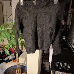 Charter Club Black Cashmere Sweater